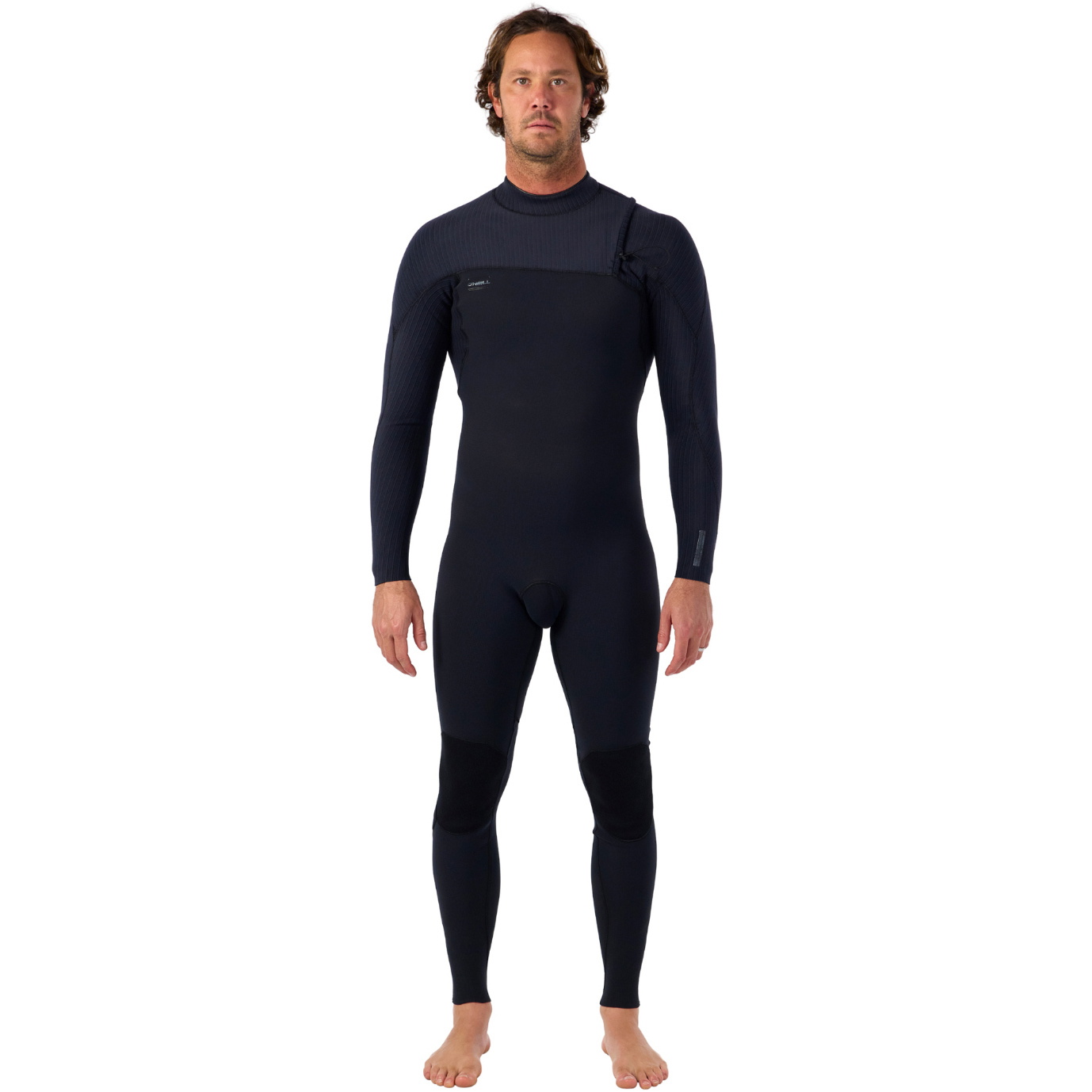 2026 O'Neill Mens HyperFreak Comp 4/3mm Zip Free Wetsuit 4971 - Black